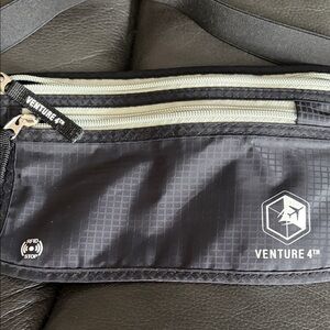 Black Travel Waist Bag